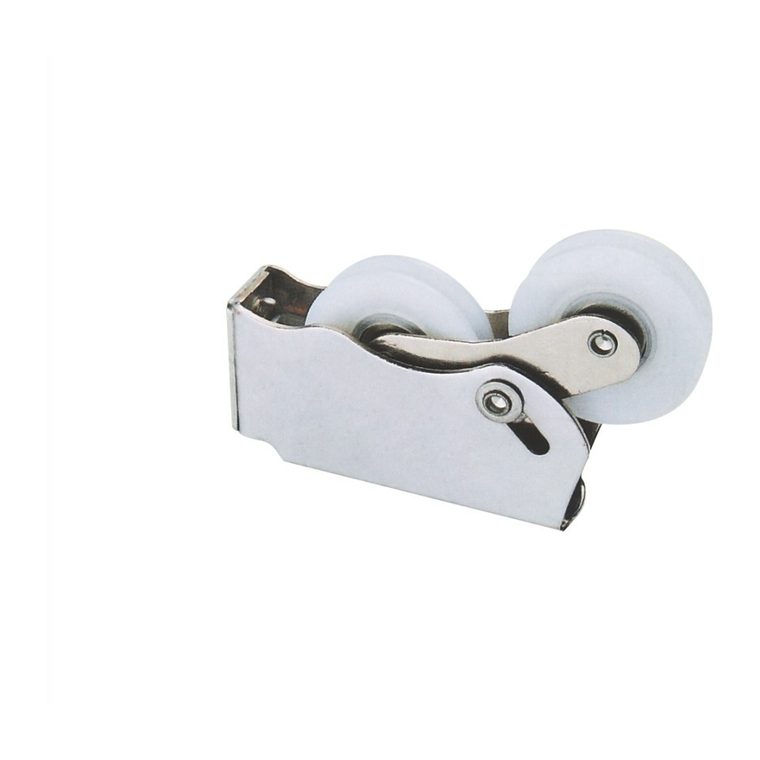Double-wheel sliding window roller